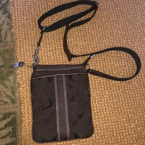 Coach brown crossbody